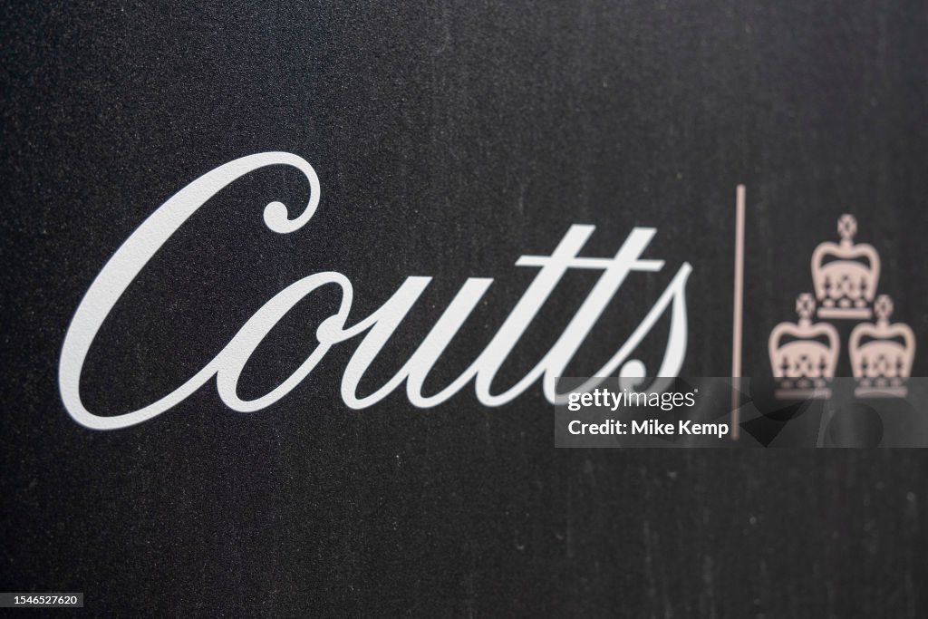 Coutts Sign for Coutts private banking service on 20th July 2023 in... News ...