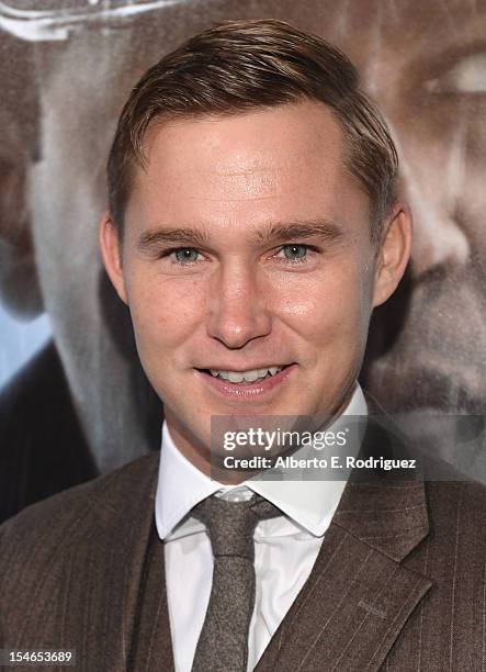 Actor Brian Geraghty arrives to the Los Angeles Premiere of Paramount Pictures' 'Flight' at ArcLight Cinemas on October 23, 2012 in Hollywood,...