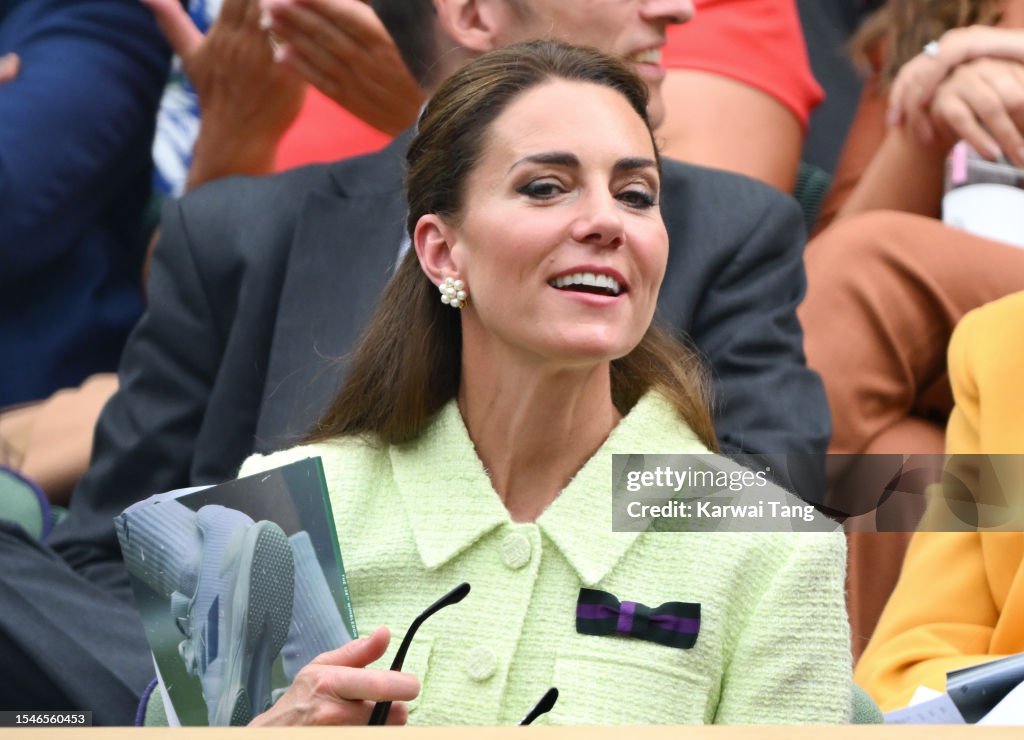 The Princess of Wales Attends Wimbledon 2023 - Day 13