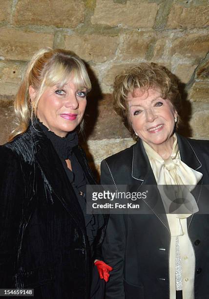 Marthe Mercadier and her daughter Veronique Nery Mercadier attend the 'Les 10 Ans de Marc Mitonne' - Party Hosted by '2 Mains Rouges' at the Marc...