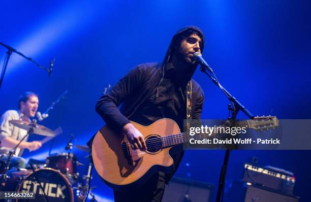 Jose Reis Fontao from Stuck in the Sound performs at L'Olympia on October 20, 2012 in Paris, France.