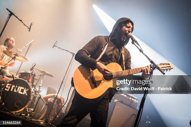 Jose Reis Fontao from Stuck in the Sound performs at L'Olympia on October 20, 2012 in Paris, France.