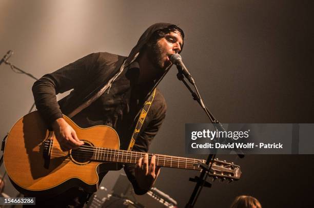 Jose Reis Fontao from Stuck in the Sound performs at L'Olympia on October 20, 2012 in Paris, France.
