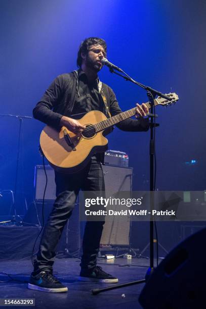 Jose Reis Fontao from Stuck in the Sound performs at L'Olympia on October 20, 2012 in Paris, France.