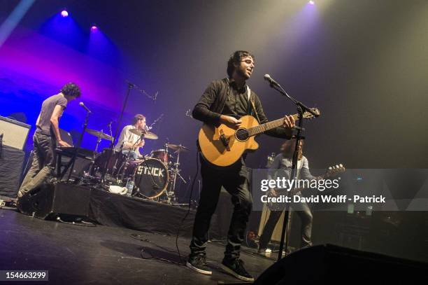 Jose Reis Fontao from Stuck in the Sound performs at L'Olympia on October 20, 2012 in Paris, France.