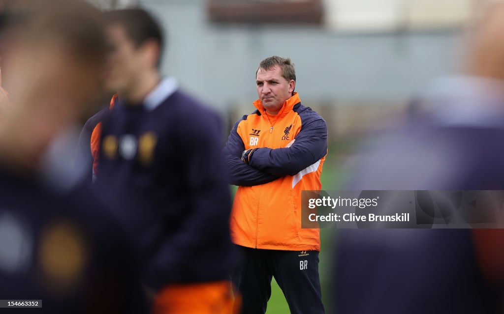 Liverpool FC Training Session and Press Conference