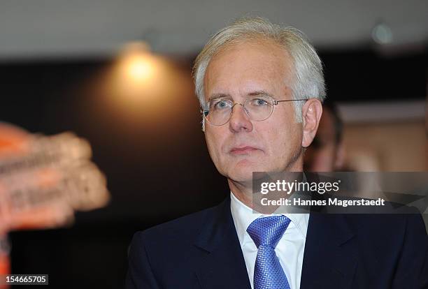 Comedian Harald Schmidt attends the Media Days at the ICM on October 24, 2012 in Munich, Germany.