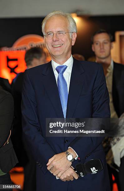 Comedian Harald Schmidt attends the Media Days at the ICM on October 24, 2012 in Munich, Germany.