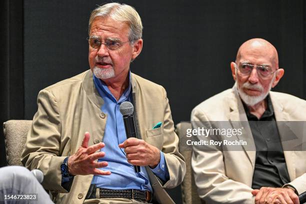Kai Bird and Kip S. Thorne attend as Universal Pictures presents an OPPENHEIMER Trinity Anniversary Special Screening at the Whitby Hotel on July 15,...