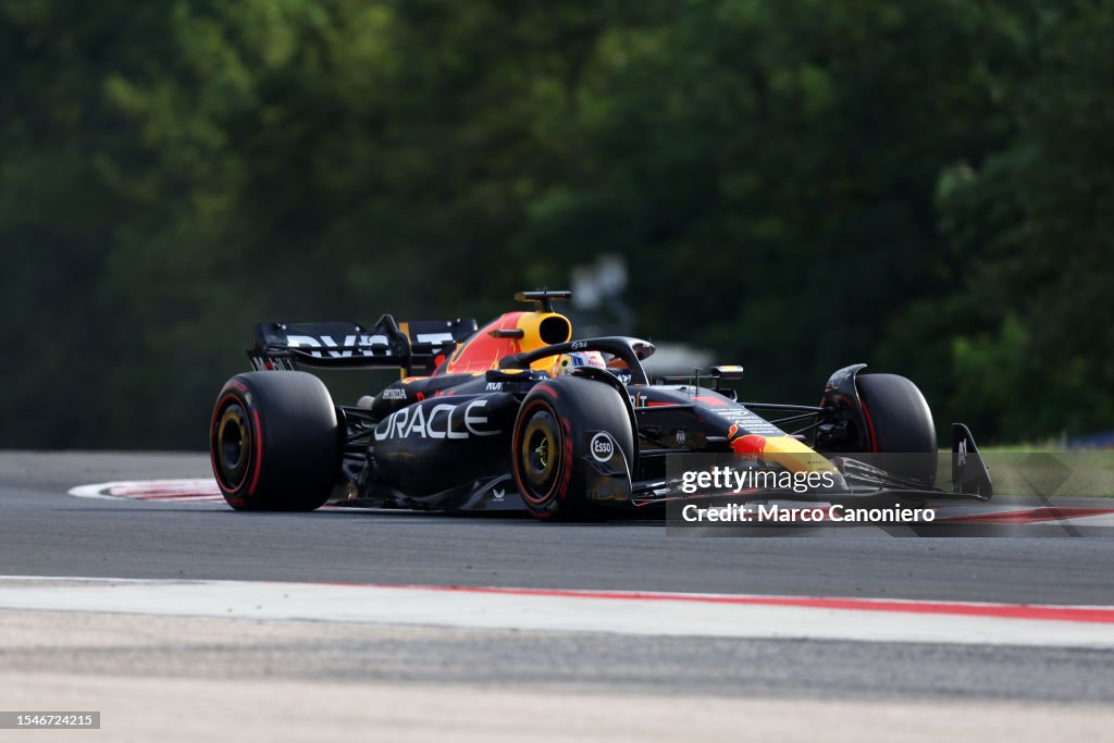Rebull Racing Track Max Verstappen of Red Bull Racing on track during free practice 2 ...