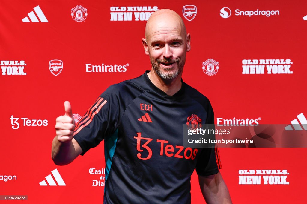 SOCCER: JUL 21 Soccer Champions Tour - Manchester United Press Conference