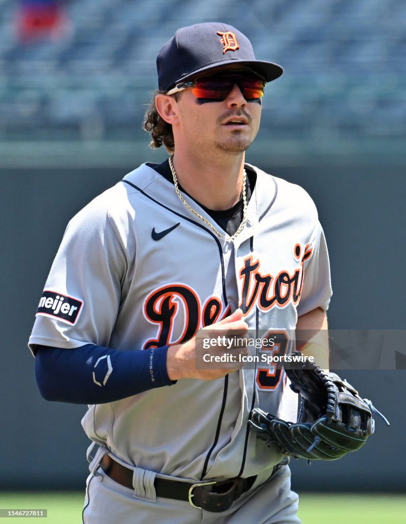 Detroit Tigers right fielder Zach Mckinstry as seen during a MLB game ...