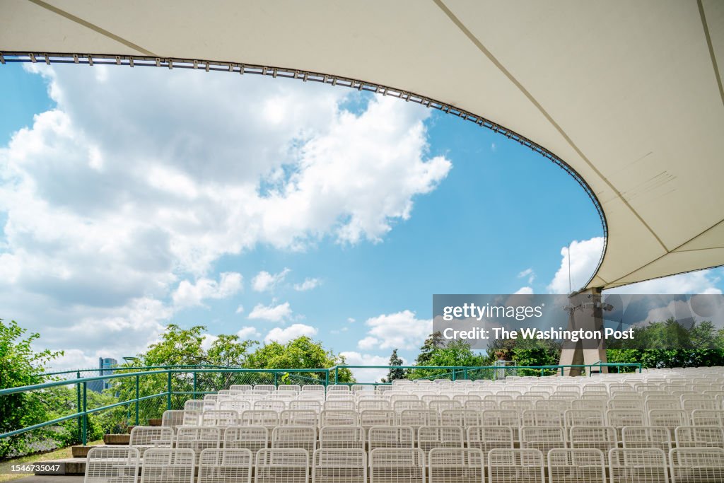 Seating inside the Aretha Franklin Amphitheater. News Photo Getty Images