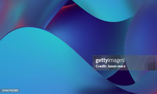 abstract blue green water wave pattern 3d background - morphing bildbanksfoton och bilder