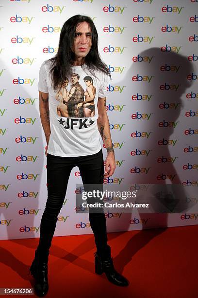 Mario Vaquerizo attends the "Ebay 10th Anniversary" party at the OUI Madrid Club on October 24, 2012 in Madrid, Spain.