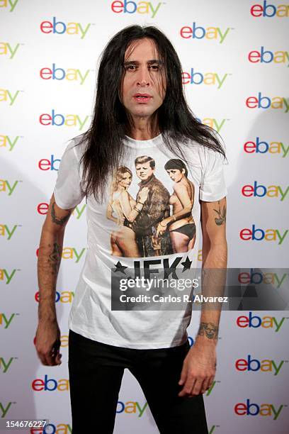 Mario Vaquerizo attends the "Ebay 10th Anniversary" party at the OUI Madrid Club on October 24, 2012 in Madrid, Spain.