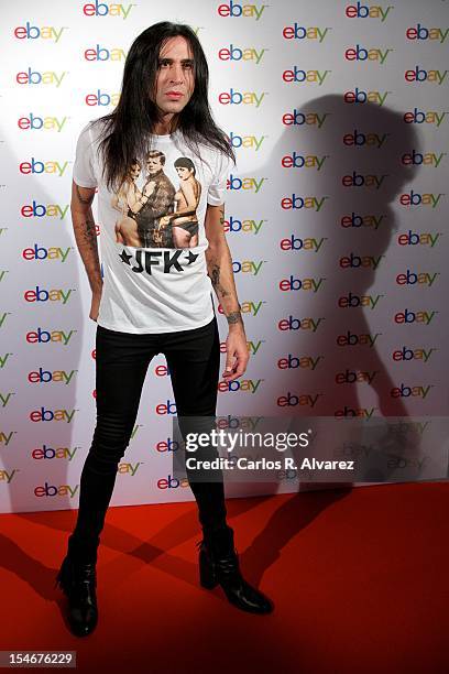 Mario Vaquerizo attends the "Ebay 10th Anniversary" party at the OUI Madrid Club on October 24, 2012 in Madrid, Spain.