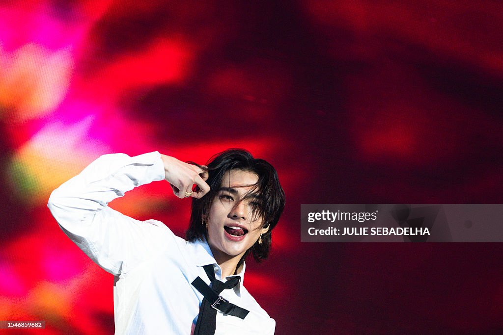Hyoung Jin Rapper South Korean rapper Hwang Hyunjin aka Hyunjin, member of K-pop group ...