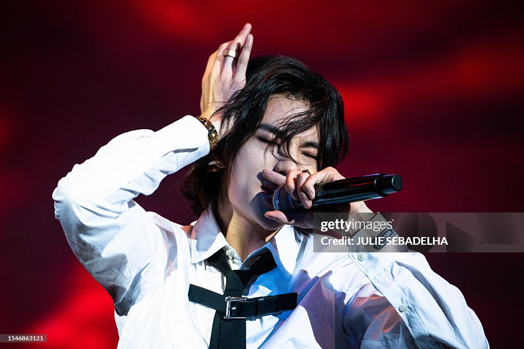 Hyoung Jin Rapper South Korean rapper Hwang Hyunjin aka Hyunjin member of K-pop group ...