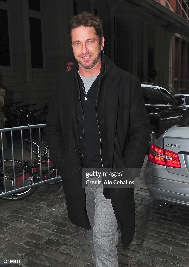 Celebrity Sightings In New York City - October 24, 2012