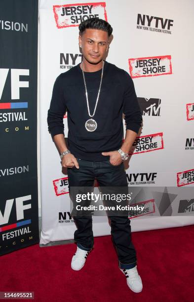 Paul "Pauly D" DelVecchio attends "Love, Loss, and Laundry: A Farewell To The Jersey Shore" during the 2012 New York Television Festival at 92Y...