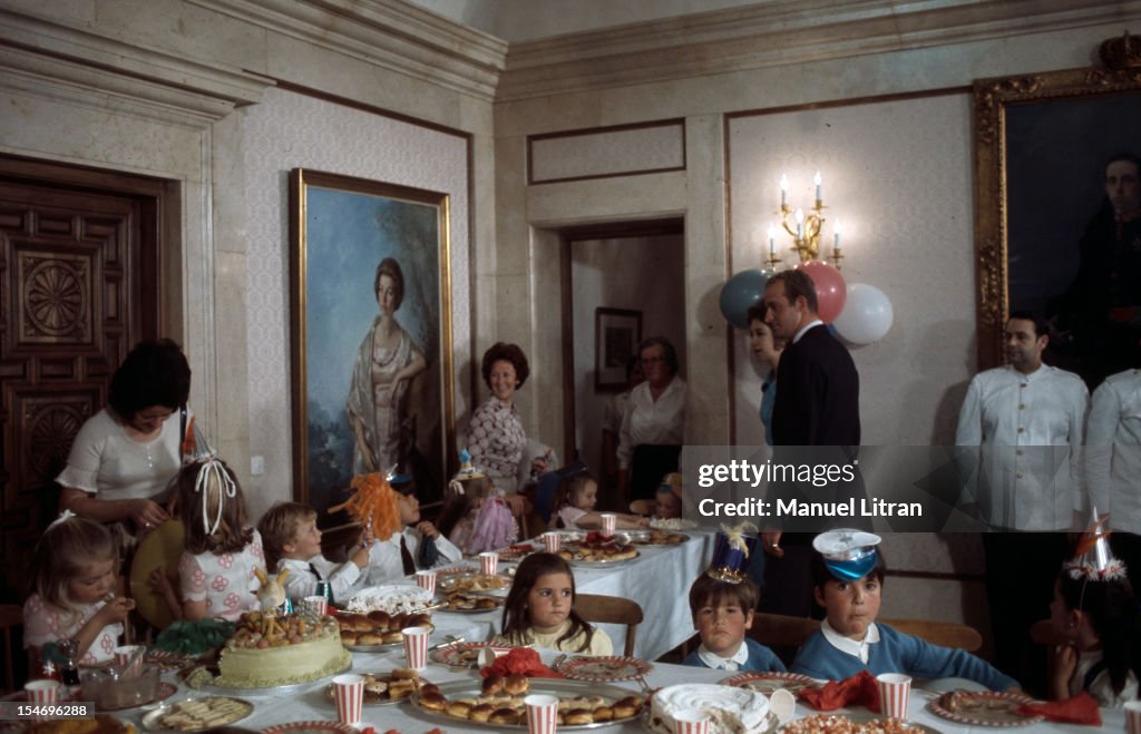 Close-up Of Don Juan Carlos, Future King Of Spain