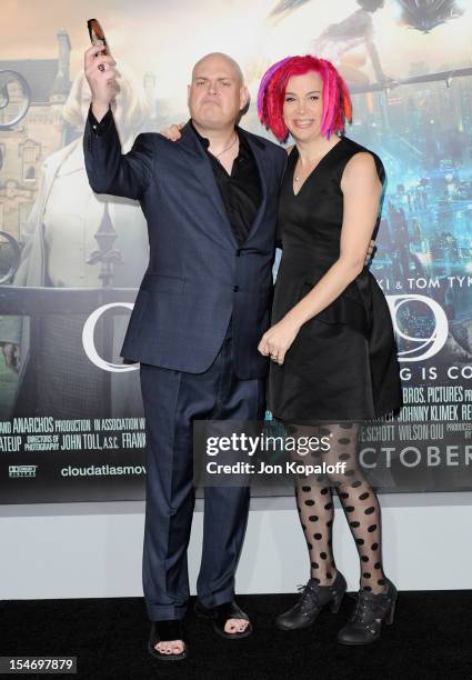 Writers/Directors Andy Wachowski and Lana Wachowski arrive at the Los Angeles Premiere "Cloud Atlas" at Grauman's Chinese Theatre on October 24, 2012...