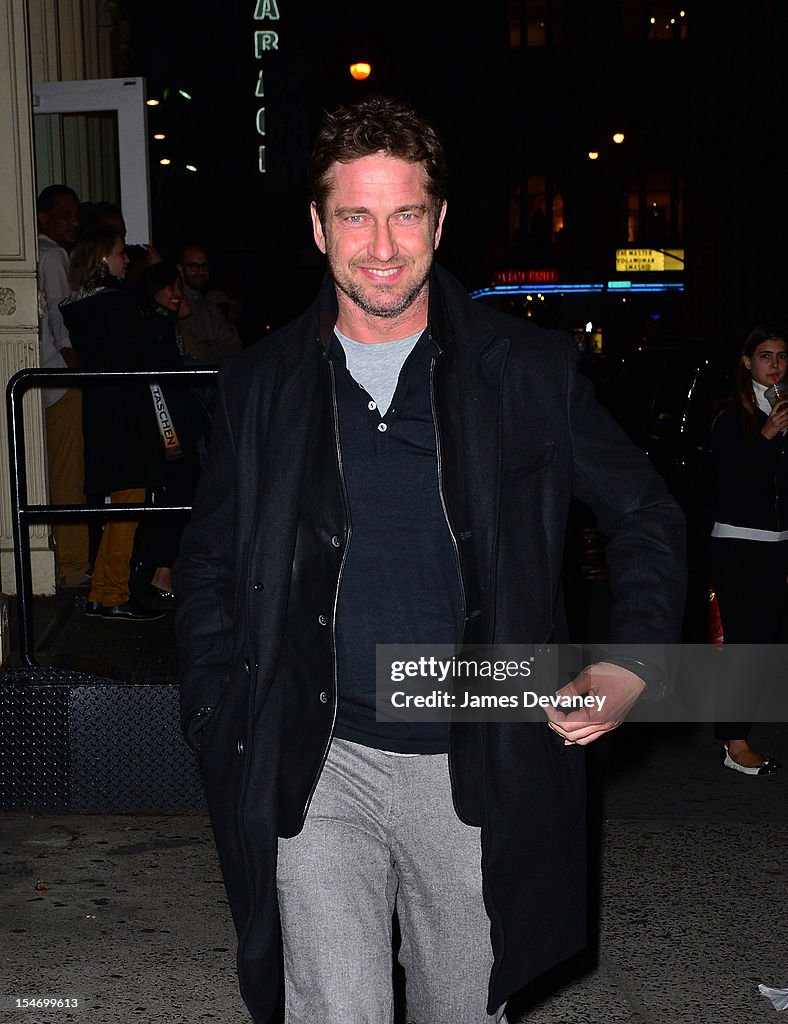 Celebrity Sightings In New York City - October 24, 2012