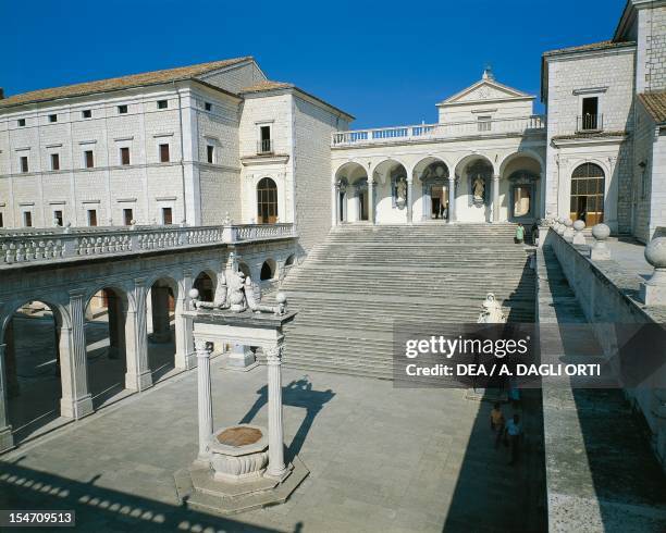 Montecassino Abbey, Lazio. Italy, 6th-17th century.