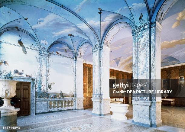The Summer Dining Room at Palazzo Chigi, Ariccia. Italy, 16th-17th century.