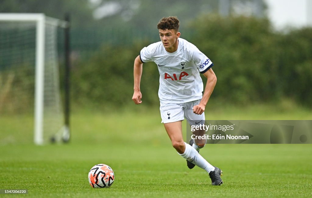 Leon Rowswell Cork , Ireland - 21 July 2023; James Rowswell of Tottenham Hotspur ...