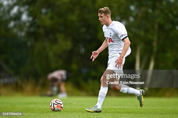 Leon Rowswell Cork , Ireland - 21 July 2023; James Rowswell of Tottenham Hotspur ...