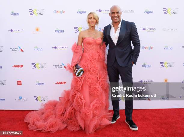 Nicole Ari Parker and attend Boris Kodjoe the HollyRod 2023 DesignCare Gala at The Beehive on July 15, 2023 in Los Angeles, California.