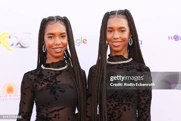 Jessie James Combs and D'Lila Star Combs attend the HollyRod 2023 DesignCare Gala at The Beehive on July 15, 2023 in Los Angeles, California.