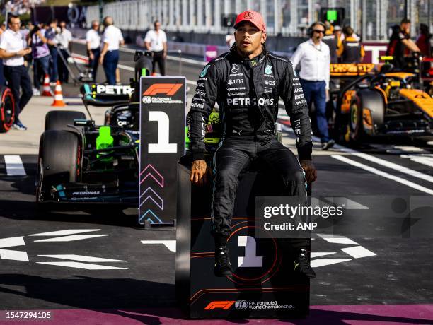 Lewis Hamilton after qualifying on the Hungaroring Circuit in the run-up to the Hungarian Grand Prix. ANP REMKO DE WAAL