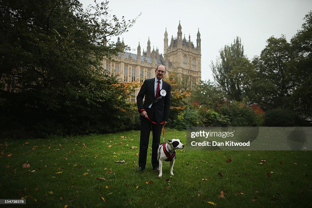 MP's And Their Dogs Contest The Westminister Dog Of The Year Competition