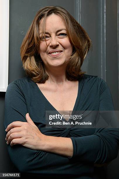 Greta Scacchi attends a photocall ahead of the private view of Rankin: Fishlove on October 25, 2012 in London, England.