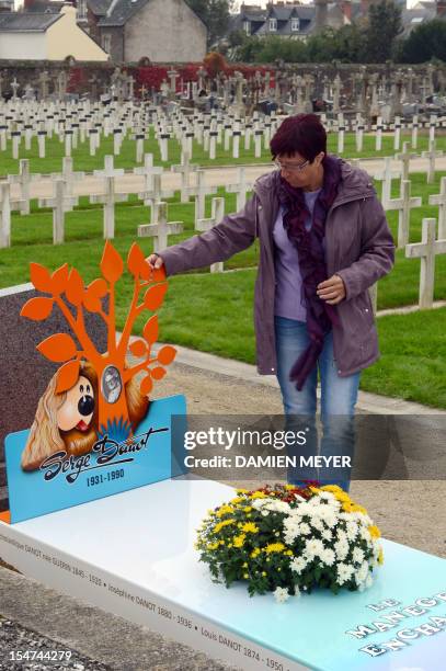 Martine Danot, Serge Danot's widow who died in 1990 and was the creator of the French television programme "The Magic Roundabout" , arranges the...