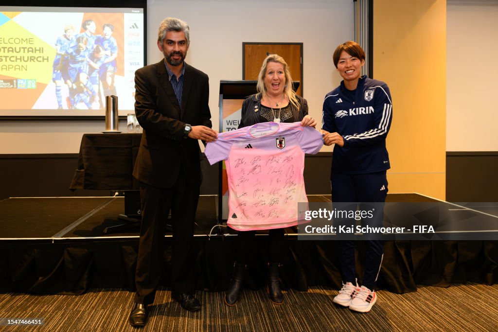 Japan Arrival Ceremony - FIFA Women's World Cup Australia & New Zealand 2023