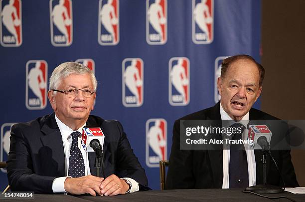 Glen Taylor , owner of the Minnesota Timberwolves, speaks to the media following the NBA Board of Governors Meeting, during which Commissioner David...