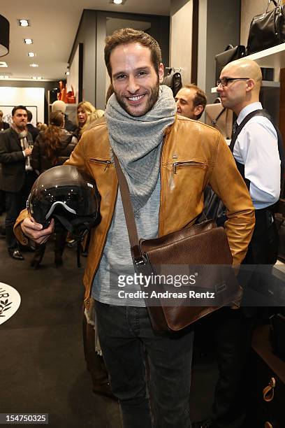 Lee Rychter attends the 'Le Tanneur' store opening at Quartier 207 on October 25, 2012 in Berlin, Germany.