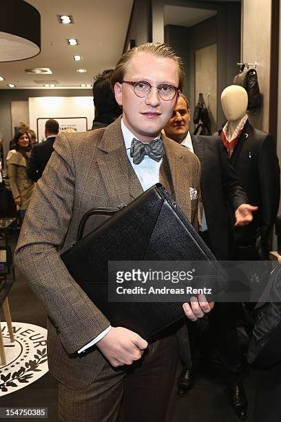 Jan-Henrik M. Scheper-Stuke attends the 'Le Tanneur' store opening at Quartier 207 on October 25, 2012 in Berlin, Germany.