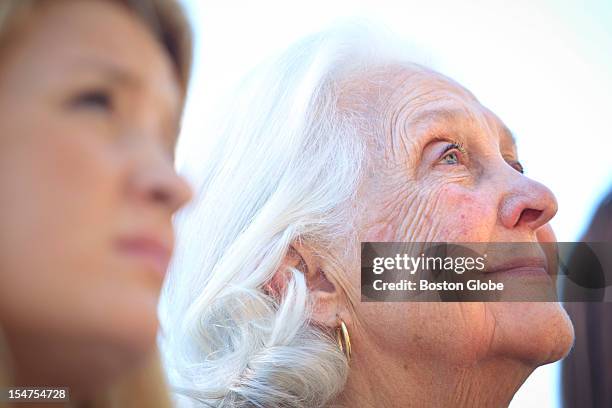 Maggie Bellotti, the wife of Francis X. Bellotti, teared up during her husband's remarks. Sixty years after the start of his legal career in the...