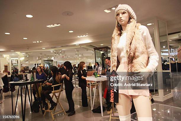 View of general atmosphere at the Forever 21 Times Square Flagship Store on October 25, 2012 in New York City.