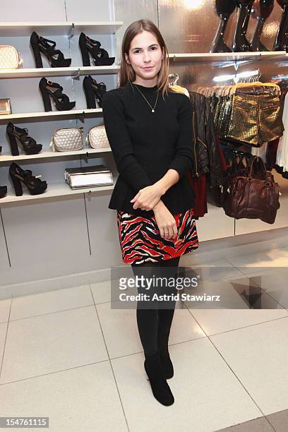 Market Editor Lindsey Frugier attends the Forever 21 Times Square Flagship Store on October 25, 2012 in New York City.