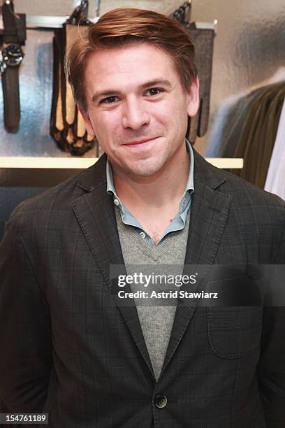 Market Editor Justin Berkowitz attends the Forever 21 Times Square Flagship Store on October 25, 2012 in New York City.