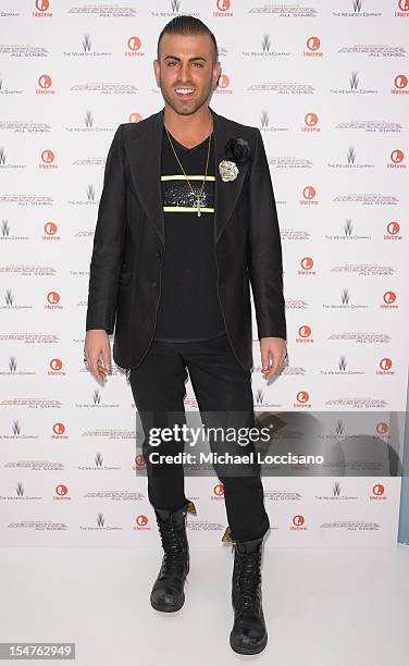 Designer Joshua McKinley attends Nine West's premiere of "Project Runway All Stars" Season 2 at the Lexington Avenue flagship store on October 25,...