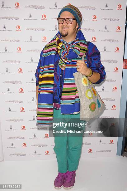 Designer Jay McCarrol attends Nine West's premiere of "Project Runway All Stars" Season 2 at the Lexington Avenue flagship store on October 25, 2012...