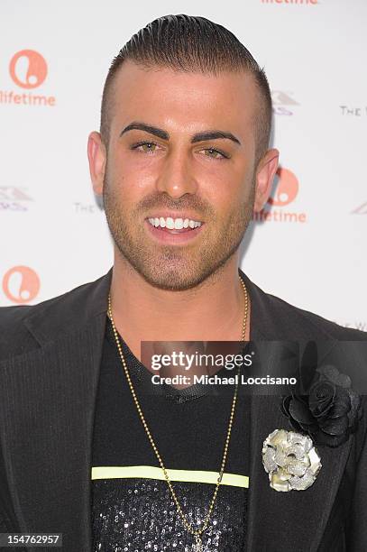 Designer Joshua McKinley attends Nine West's premiere of "Project Runway All Stars" Season 2 at the Lexington Avenue flagship store on October 25,...