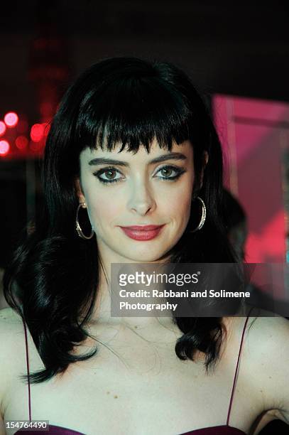 Krysten Ritter attends Jimmy Choo Celebrates the Launch of the Exclusive Collaboration with Artist Rob Pruitt at The Fletcher Sinclair Mansion on...
